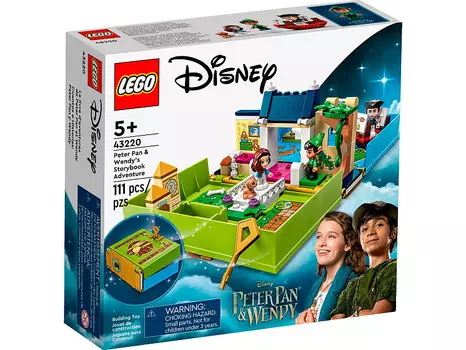 Конструктор Lego Disney Книга приключений Питера Пена и Венди (43220)