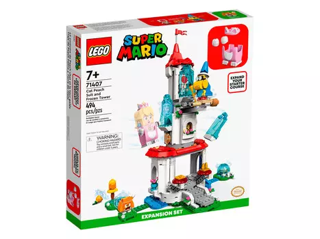Конструктор LEGO Super Mario Персиковый костюм кошки и Ледяная башня (71407)