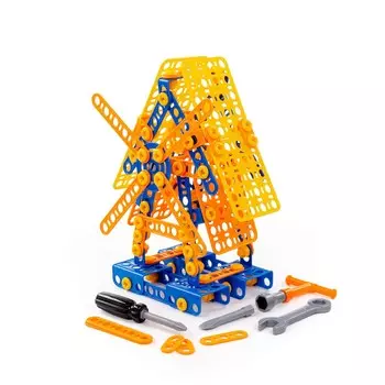 Конструктор Полесье Изобретатель-Мельница N2 (195 элементов) (55125)