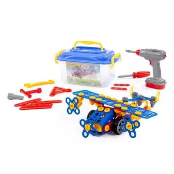 Конструктор Полесье Изобретатель-Самолёт N2 (144 элемента) (55217)