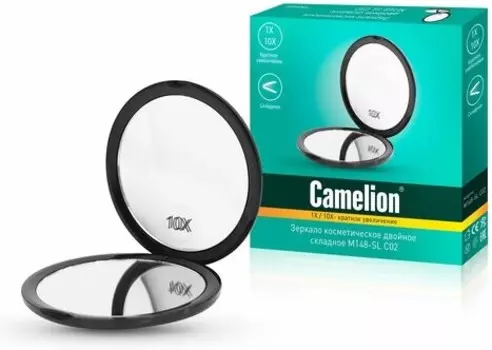 Косметическое зеркало Camelion M148-SL черный