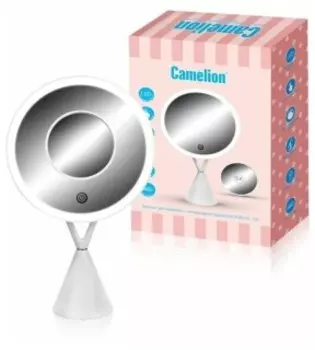 Косметическое зеркало Camelion M282-DL C01 белый