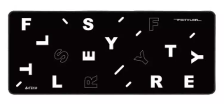 Коврики для мыши A4Tech FStyler FP75 черный/белый (750x300x2мм)