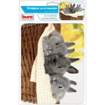 Коврики для мыши Buro BU-M40092 кролики