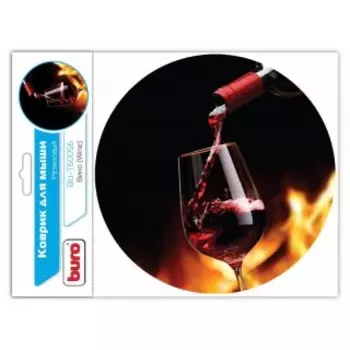 Коврики для мыши Buro BU-T60056 вино