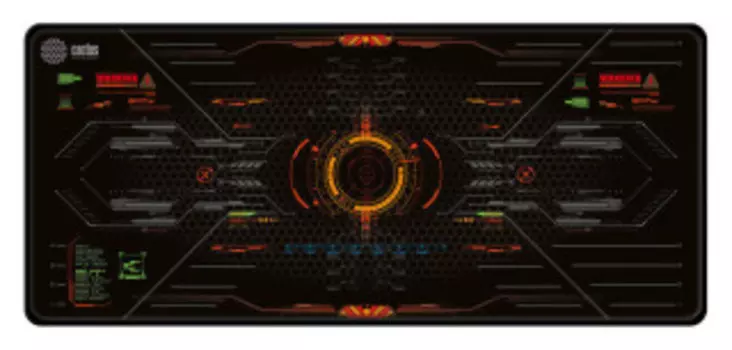 Коврики для мыши Cactus CS-MP-PRO05XXL Skytrek черный (900x400x3мм)