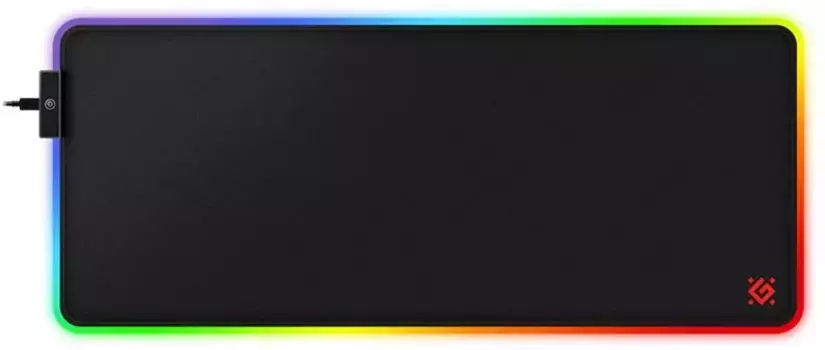 Коврики для мыши DEFENDER BLACK XXL HUB LIGHT (50010)