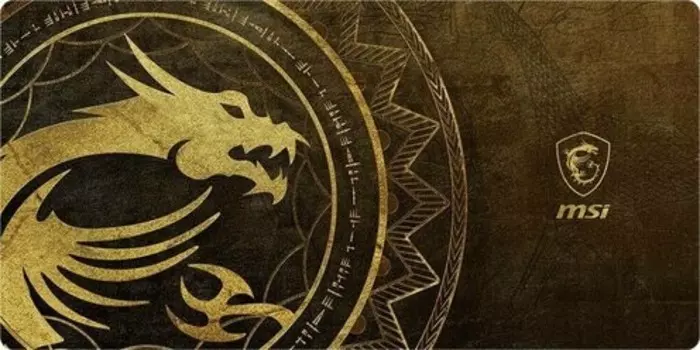 Коврик для мыши MSI Agility GD80 Dragon Tiamat 3XL золотистый/рисунок (1200x600x3мм)