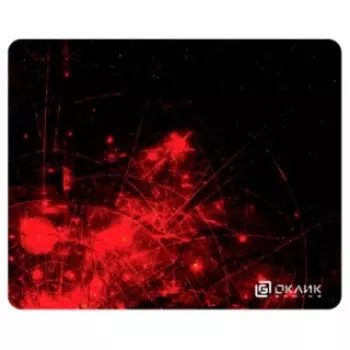 Коврики для мыши Oklick OK-F0252 красные частицы