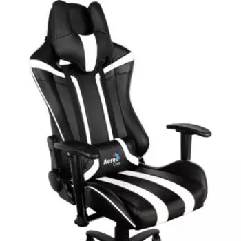 Кресло Aerocool AC120 AIR-BW черно-белое