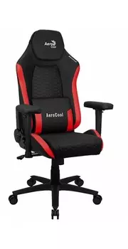 Кресло Aerocool Crown Leatherette Black Red