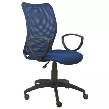 Кресло Бюрократ CH-599/DB/TW-10N синий