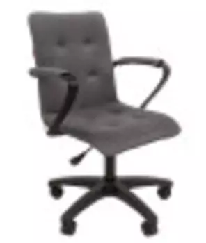 Кресло Chairman 030 ткань Т-55 серый, пластик