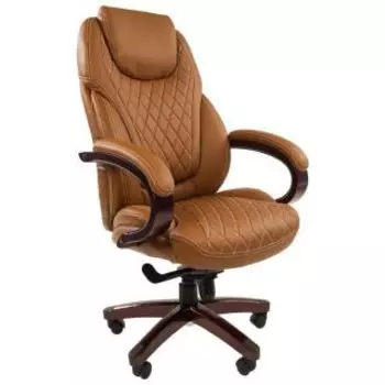 Кресло Chairman 406 экопремиум коричневый