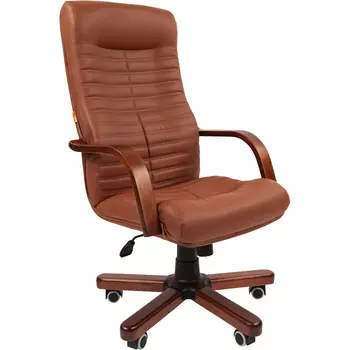 Кресло Chairman 480WD экопремиум 111 коричневый N