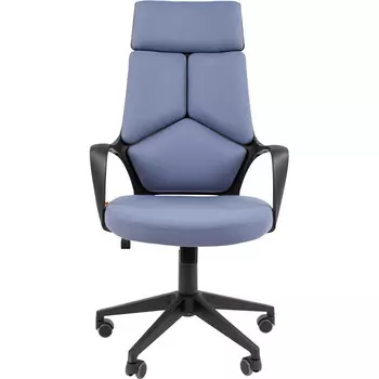 Кресло Chairman 525 ткань T02 голубой