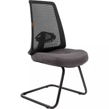 Кресло Chairman 535V ткань черный/серый