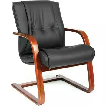 Кресло Chairman 653V черная кожа