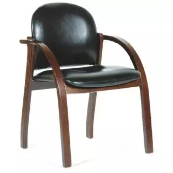 Кресло Chairman 659 Теrrа черный матовый/тем.орех