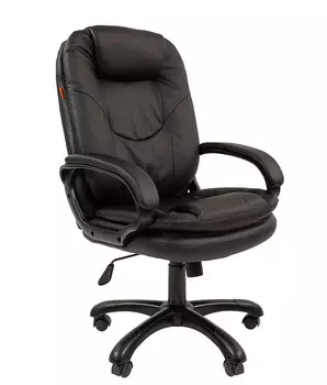 Кресло Chairman 668 экопремиум черный (черный пластик)