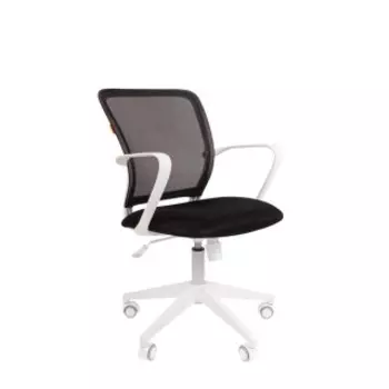 Кресло Chairman 698 белый пластик TW-11/TW-01 черный