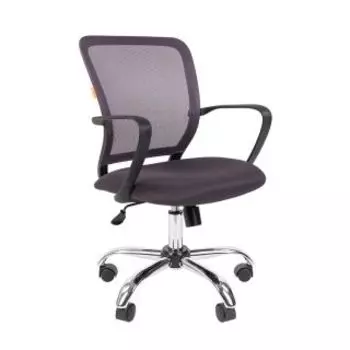 Кресло Chairman 698 TW-04 серый хром