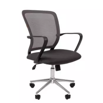 Кресло Chairman 698 TW-04 серый хром new