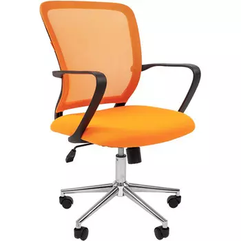 Кресло Chairman 698 TW-66 оранжевый хром new