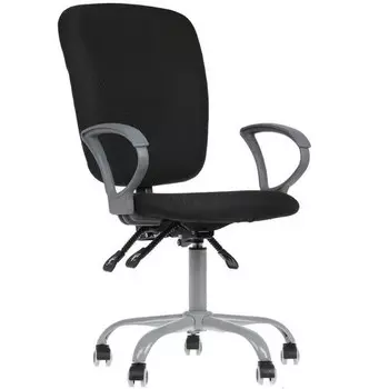 Кресло Chairman 9801 ткань С-2 серый/черный