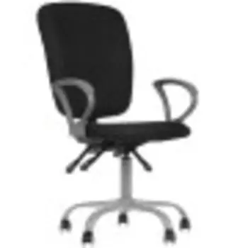 Кресло Chairman 9801 ткань С-2 серый/черный