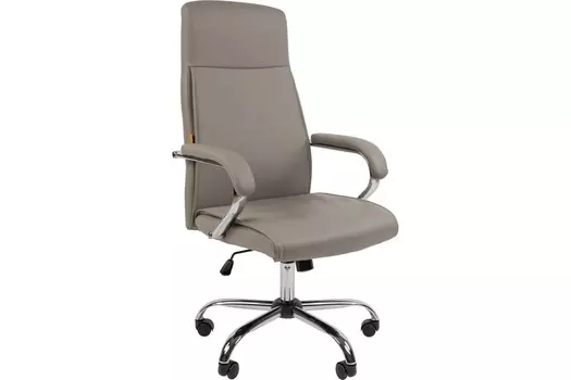 Кресло Chairman CH425 экокожа, серый