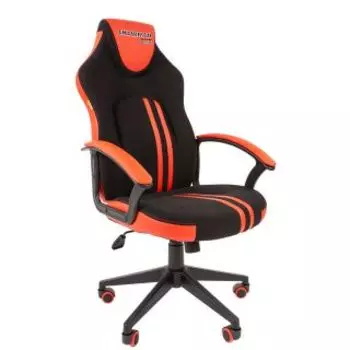 Кресло Chairman game 26 черный/красный