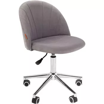 Кресло Chairman Home 117 ткань Т-53 светло-серый