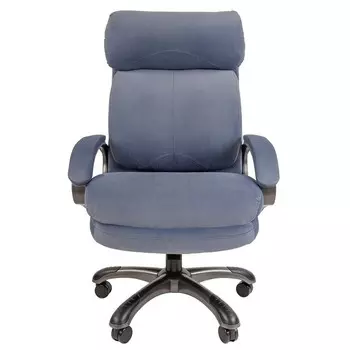 Кресло Chairman Home 505 ткань Т-71 голубой черный пластик