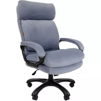 Кресло Chairman Home 505 ткань Т-71 голубой черный пластик