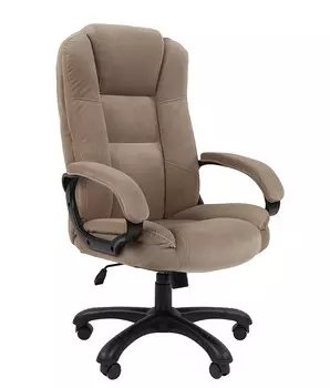 Кресло Chairman Home 600 ткань Т-10 бежевый