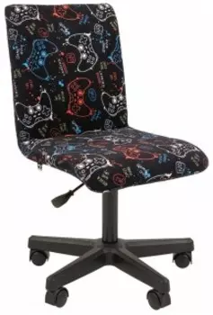 Кресло Chairman Kids 109 ткань GAME черный пластик