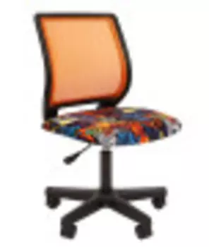 Кресло Chairman Kids 112 ткань CRAZY/TW-66 черный пластик