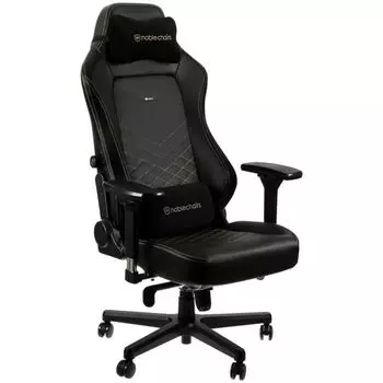 Кресло Noblechairs HERO PU Leather / black/gold (NBL-HRO-PU-GOL)