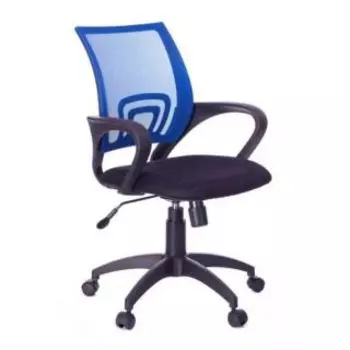 Кресло ЯрКресло Sti-Ko44/LT/blue спинка сетка синий, сиденье черный, на пиастре