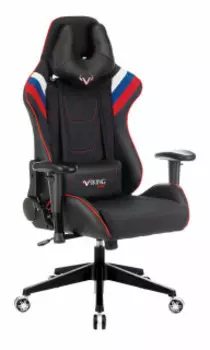 Кресло Zombie Viking 4 AERO текстиль/эко.кожа белый/синий/красный/черный