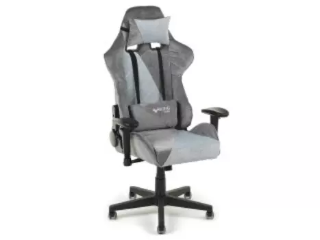 Кресло Zombie VIKING X ткань, серо-голубой