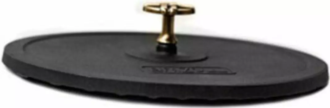 Крышка для посуды Brizoll 240 с ручкой черная, диаметр 205 (А24PR)