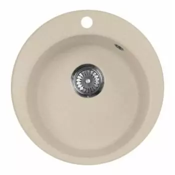 Кухонная мойка АкваГранитЭкс M-05 бежевый
