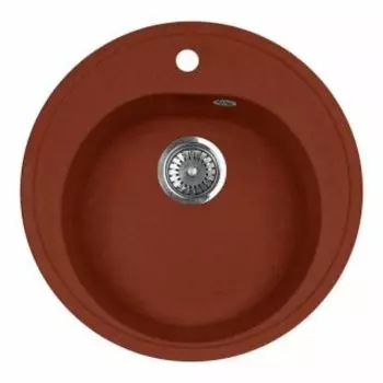 Кухонная мойка АкваГранитЭкс M-08 красный марс