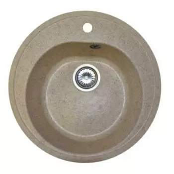 Кухонная мойка АкваГранитЭкс M-08 песочный