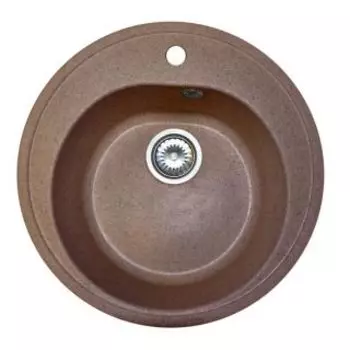 Кухонная мойка АкваГранитЭкс M-08 терракот