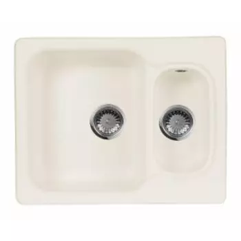 Кухонная мойка АкваГранитЭкс M-09 белый