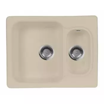 Кухонная мойка АкваГранитЭкс M-09 бежевый