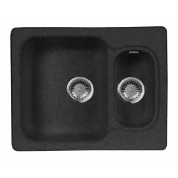 Кухонная мойка АкваГранитЭкс M-09 черный